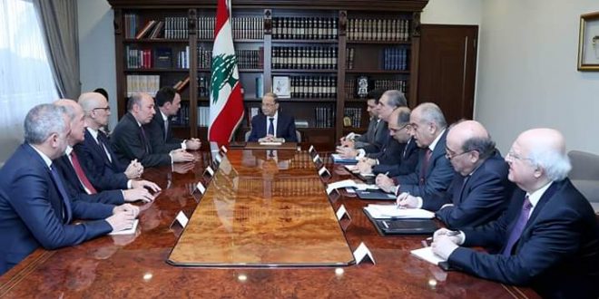 مجلس الوزراء اللبناني برئاسة حسان دياب